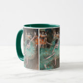 Edgar Degas - Dancer zwaaien/danser in groen Mok (Voorkant links)