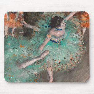 Edgar Degas - Dancer zwaaien/danser in groen Muismat