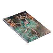 Edgar Degas - Dancer zwaaien/danser in groen Notitieboek (Rechterzijde)