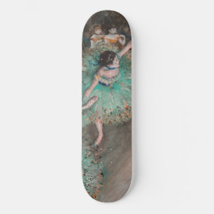 Edgar Degas - Dancer zwaaien/danser in groen Persoonlijk Skateboard
