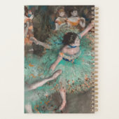 Edgar Degas - Dancer zwaaien/danser in groen Planner (Achterkant)