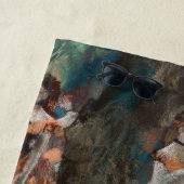 Edgar Degas - Dancer zwaaien/danser in groen Strandlaken (In situ)