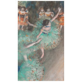 Edgar Degas - Dancer zwaaien/danser in groen Tafelkleed (Voorkant)