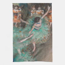 Edgar Degas - Dancer zwaaien/danser in groen