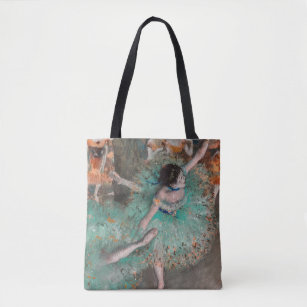 Edgar Degas - Dancer zwaaien/danser in groen Tote Bag