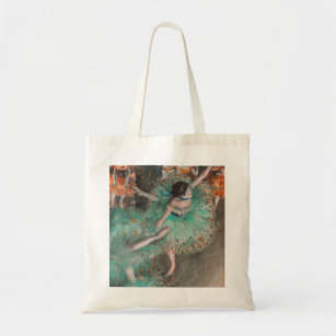Edgar Degas - Dancer zwaaien/danser in groen Tote Bag