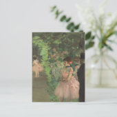 Edgar Degas | Dancers Backstage, 1876-1883 Briefkaart (Staand voorkant)