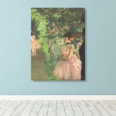 Edgar Degas | Dancers Backstage, 1876-1883 Canvas Afdruk (Insitu (Houten vloer))
