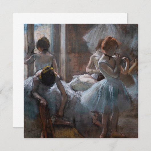 Edgar Degas - Dancers Bedankkaart (Voorkant / Achterkant)
