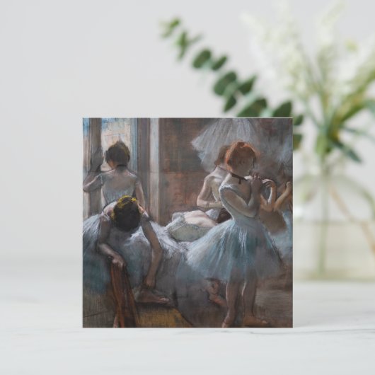 Edgar Degas - Dancers Bedankkaart (Staand voorkant)