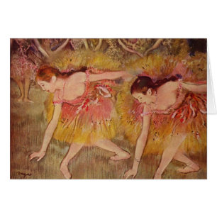 Edgar Degas Dancers Bending Down Kaart