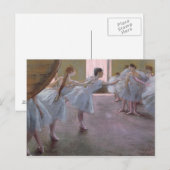 Edgar Degas | Dancers bij de repetitie 1875-1877 Briefkaart (Voorkant / Achterkant)