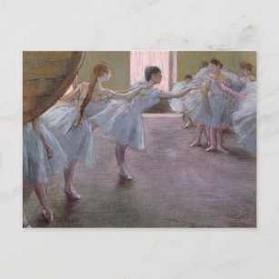 Edgar Degas   Dancers bij de repetitie 1875-1877 Briefkaart