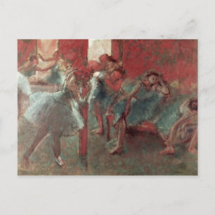 Edgar Degas Dancers bij de repetitie 1895-1998 Briefkaart