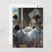Edgar Degas Dancers Briefkaart (Voorkant / Achterkant)