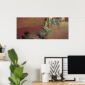 Edgar Degas Dancers die een trap beklimmen Poster (Thuiskantoor)