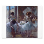 Edgar Degas - Dancers Foto Afdruk (Voorkant)