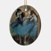 Edgar Degas | Dancers in blauw, 1890 Keramisch Ornament (Rechts)