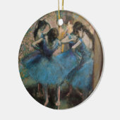 Edgar Degas | Dancers in blauw, 1890 Keramisch Ornament (Links)