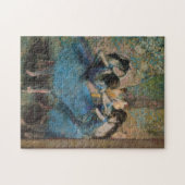 Edgar Degas | Dancers in blauw, 1890 Legpuzzel (Horizontaal)