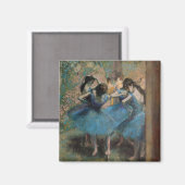 Edgar Degas | Dancers in blauw, 1890 Magneet (Voorkant / Achterkant)