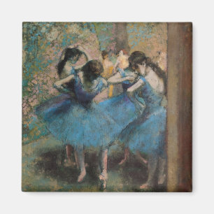 Edgar Degas   Dancers in blauw, 1890 Magneet