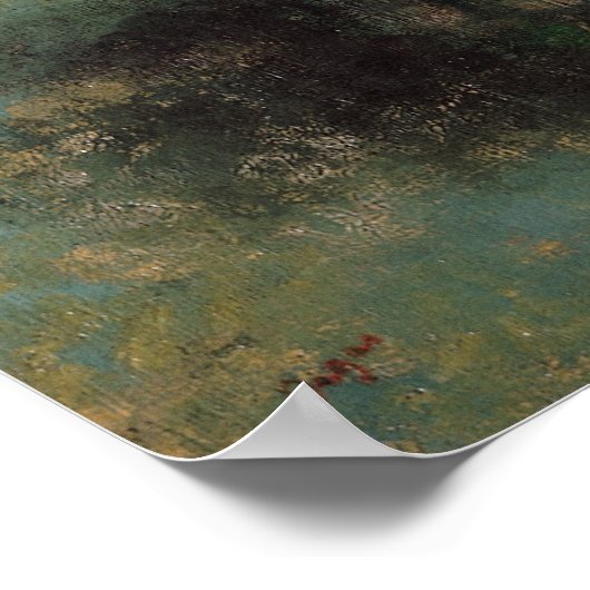 Edgar Degas | Dancers in blauw, 1890 Poster (Hoek)