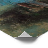 Edgar Degas | Dancers in blauw, 1890 Poster (Hoek)