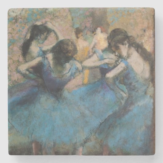 Edgar Degas | Dancers in blauw, 1890 Stenen Onderzetter (Voorkant)