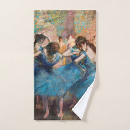 Edgar Degas - Dancers in blauw Bad Handdoek