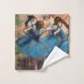 Edgar Degas - Dancers in blauw Bad Handdoek (Wasdoekje)
