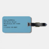 Edgar Degas - Dancers in blauw Bagagelabel (Achterkant horizontaal)