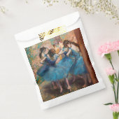Edgar Degas - Dancers in blauw Bedankzakje (Gezegeld)