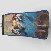Edgar Degas - Dancers in blauw Golfheadcover (Voorkant)