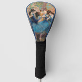 Edgar Degas - Dancers in blauw Golfheadcover (Voorkant)