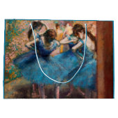 Edgar Degas - Dancers in blauw Groot Cadeauzakje (Achterkant)