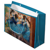 Edgar Degas - Dancers in blauw Groot Cadeauzakje (Voorkant Gekanteld)