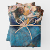 Edgar Degas - Dancers in blauw Inpakpapier Vel (In situ)