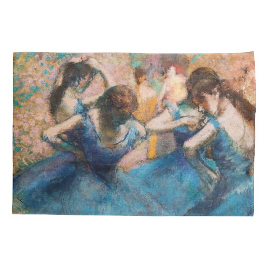 Edgar Degas - Dancers in blauw Kussensloop (Achterkant)