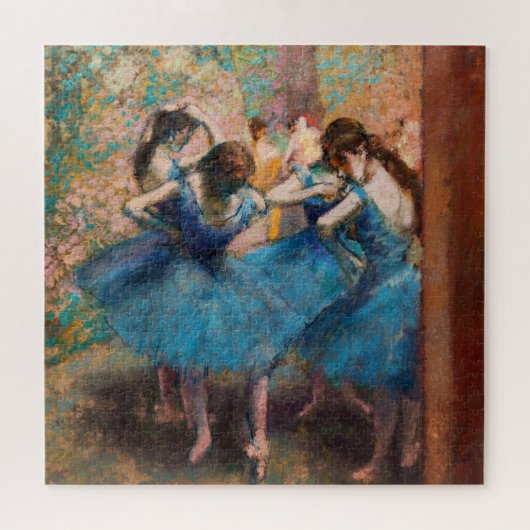 Edgar Degas - Dancers in blauw Legpuzzel (Horizontaal)