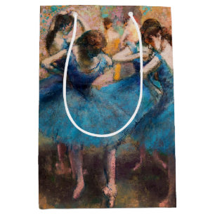 Edgar Degas - Dancers in blauw Medium Cadeauzakje