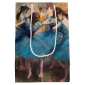 Edgar Degas - Dancers in blauw Medium Cadeauzakje (Achterkant)