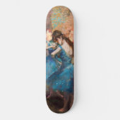 Edgar Degas - Dancers in blauw Persoonlijk Skateboard (Voorkant)