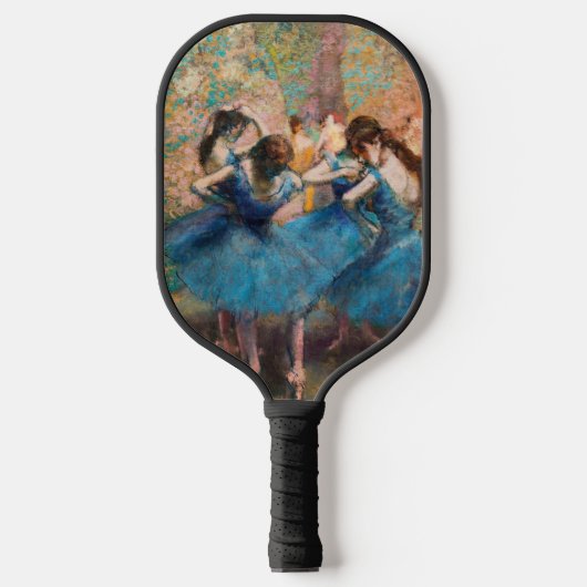 Edgar Degas - Dancers in blauw Pickleball Paddle (Voorkant)