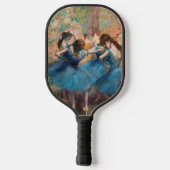 Edgar Degas - Dancers in blauw Pickleball Paddle (Achterkant)
