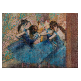 Edgar Degas - Dancers in blauw Snijplank