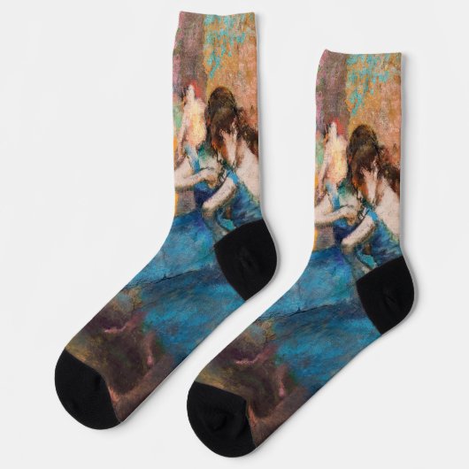 Edgar Degas - Dancers in blauw Sokken (Links)