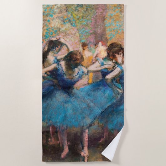 Edgar Degas - Dancers in blauw Strandlaken (Voorkant)