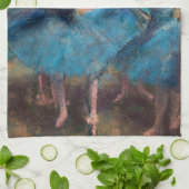 Edgar Degas - Dancers in blauw Theedoek (Gevouwen)