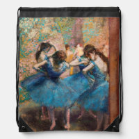 Edgar Degas - Dancers in blauw